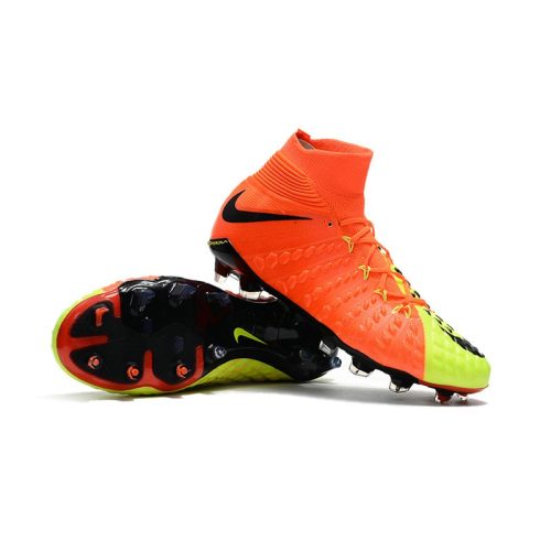 fodboldstøvler Nike Phantom Hypervenom 3 Elite DF FG - Orange Gul_6.jpg